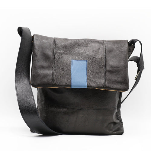 Ashpahlt Blue Large Shoulderbag