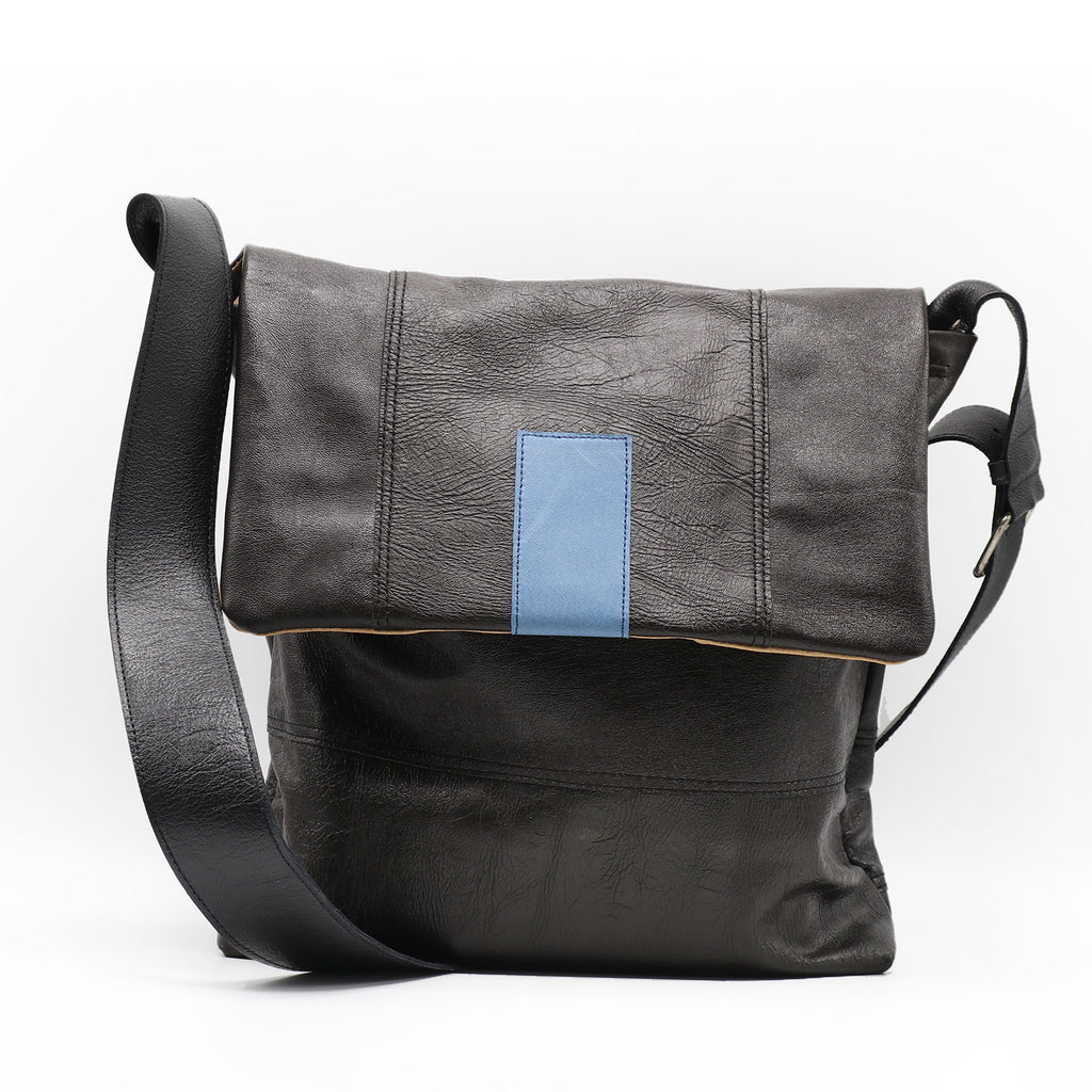 Ashpahlt Blue Large Shoulderbag